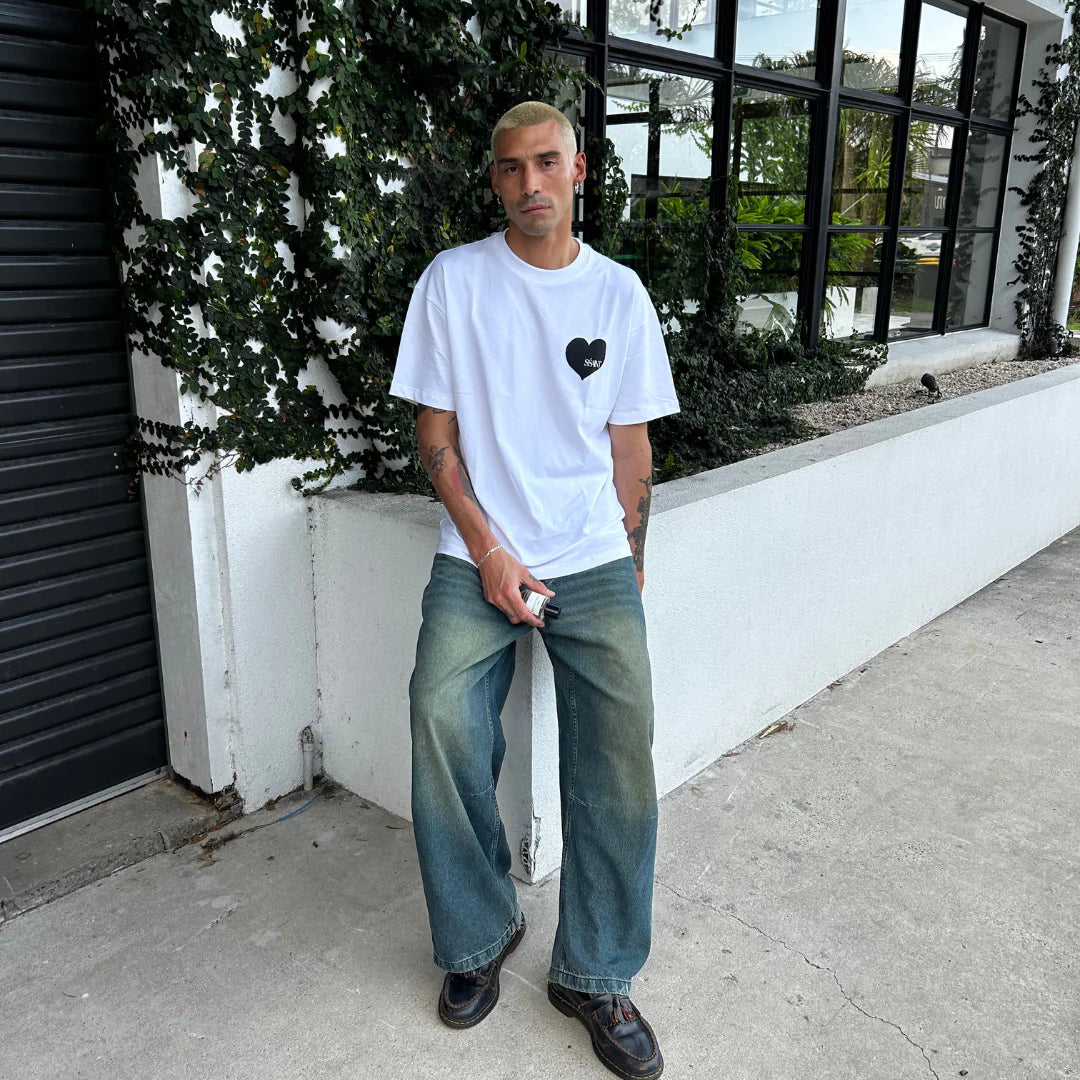 SŚAINT || Heart Tee - Black