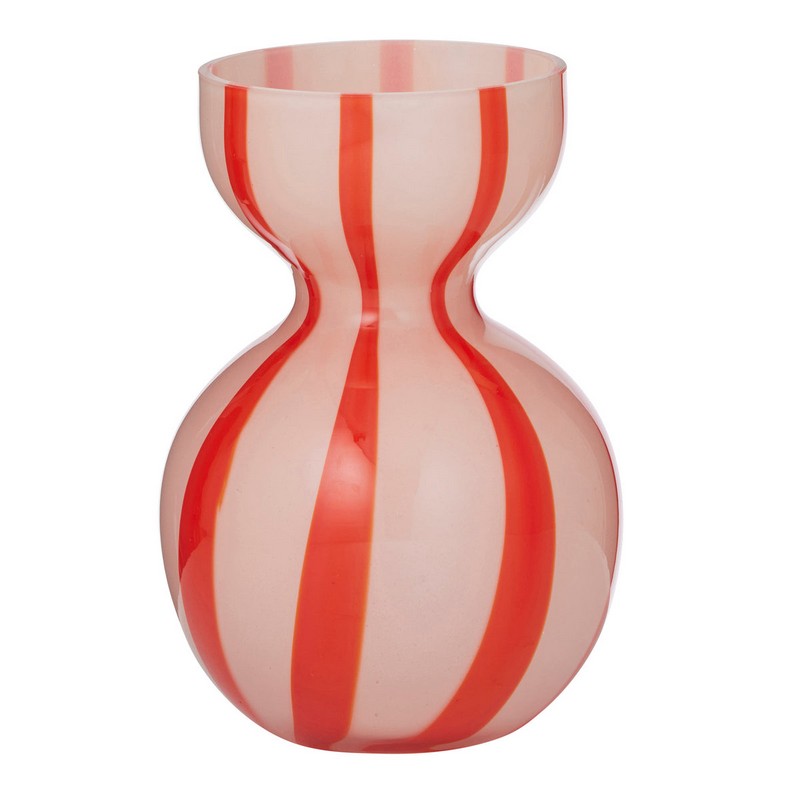 Bobbi Vase - Pink + Red