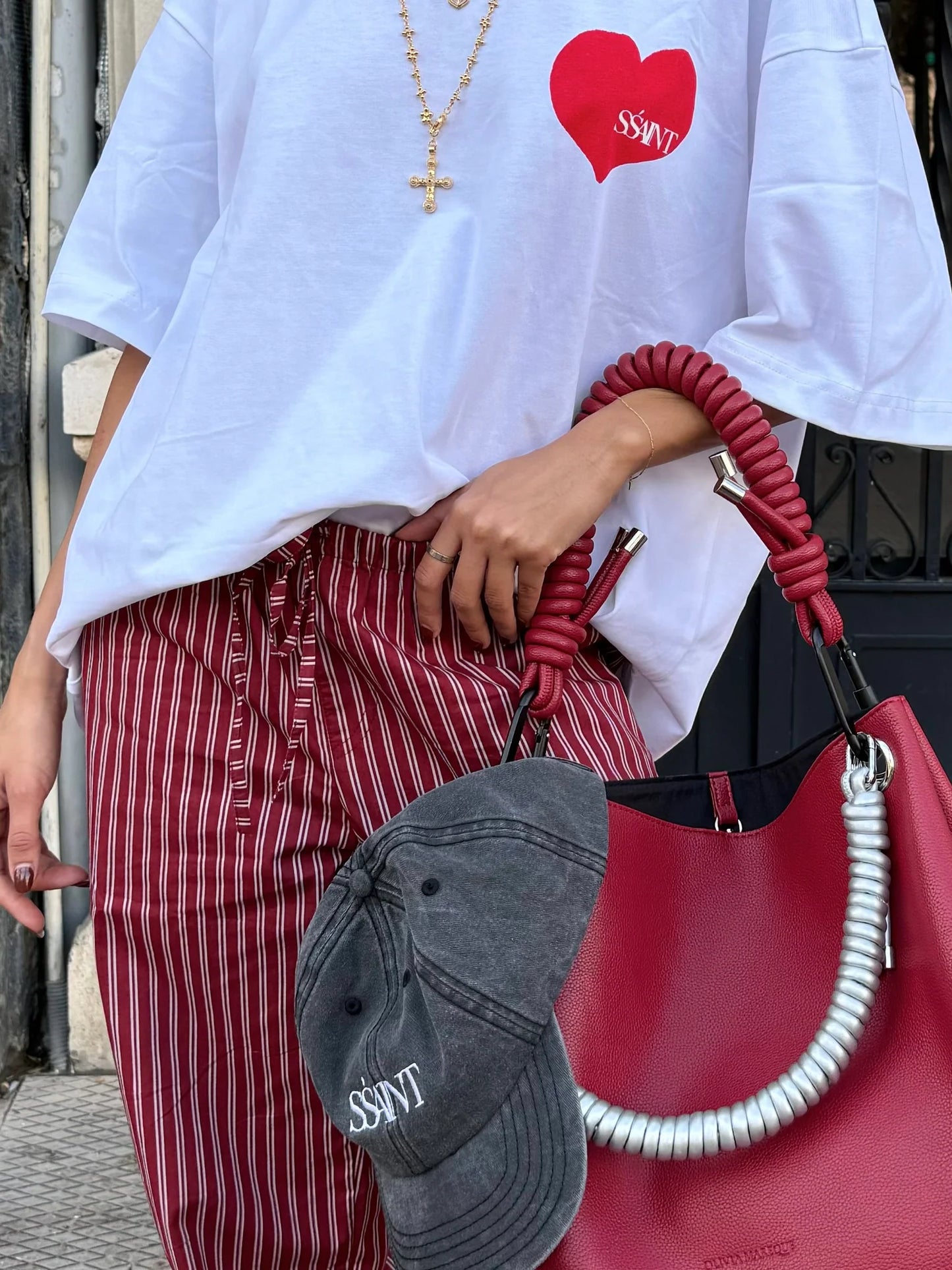 SŚAINT || Heart Tee - Red