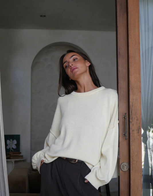 Luna Lane || Juni Jumper - Cream