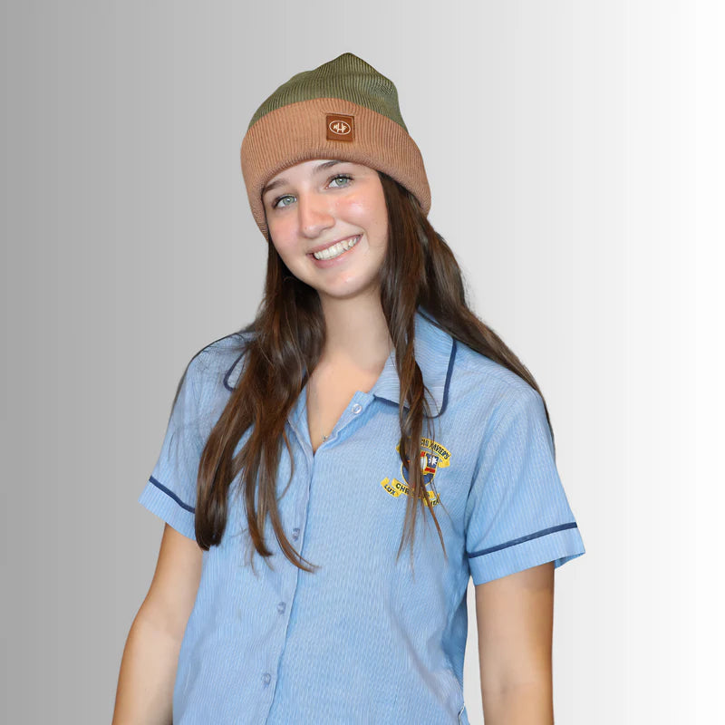 MHF - Beanie for Brain Cancer 2026 Beanie - Khaki Combo