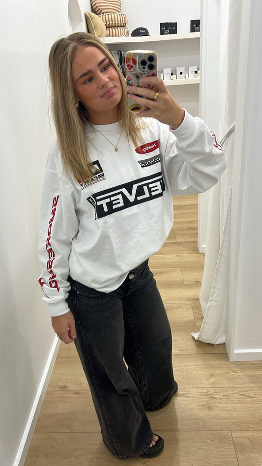 SÅšAINT || Signature Moto Tee - White