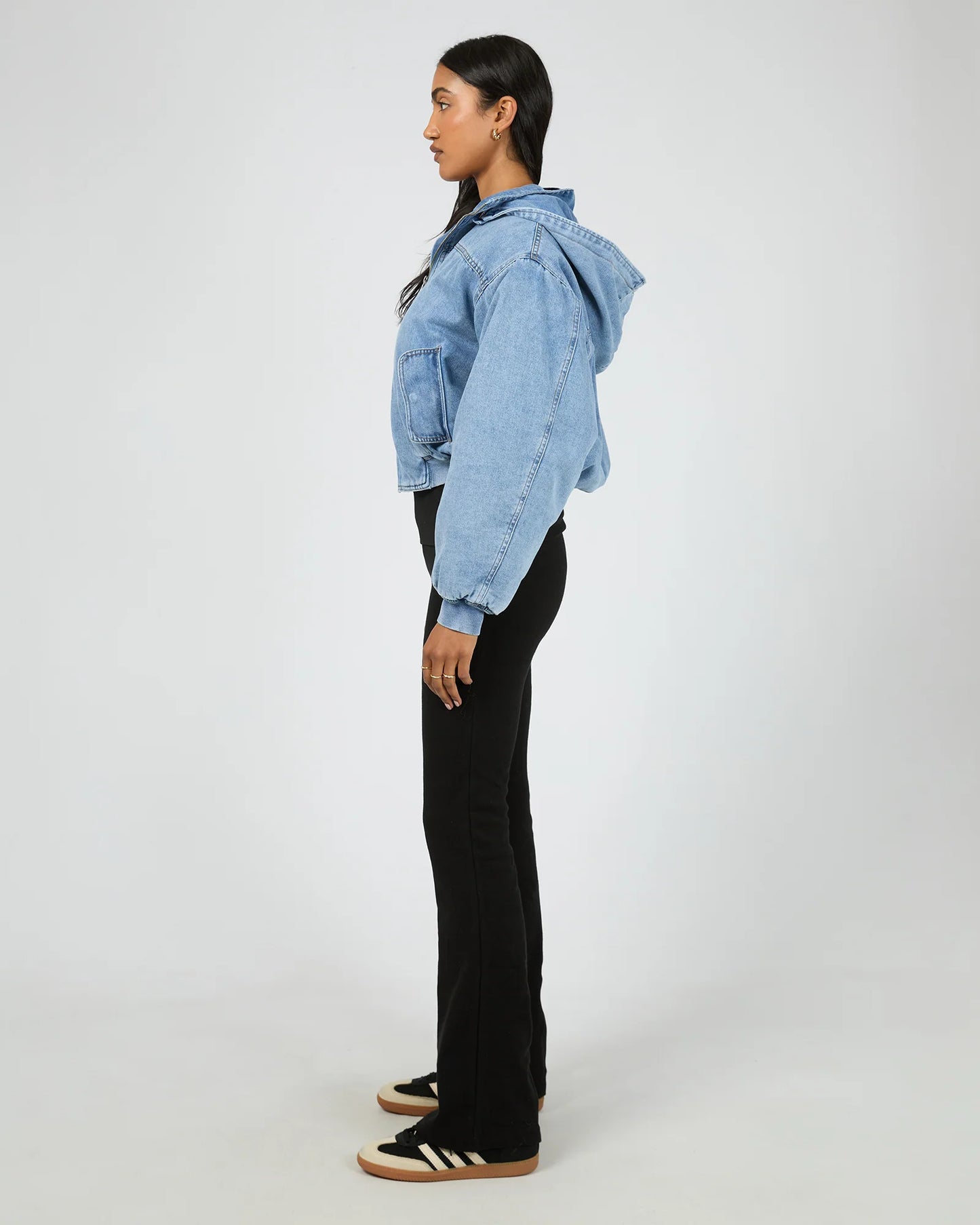 AAE || Brixton Denim Bomber Jacket