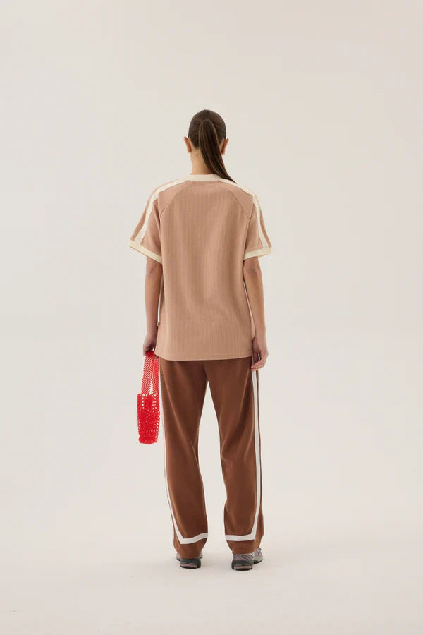 Araminta James || Chilli 99 Waffle Tee Latte