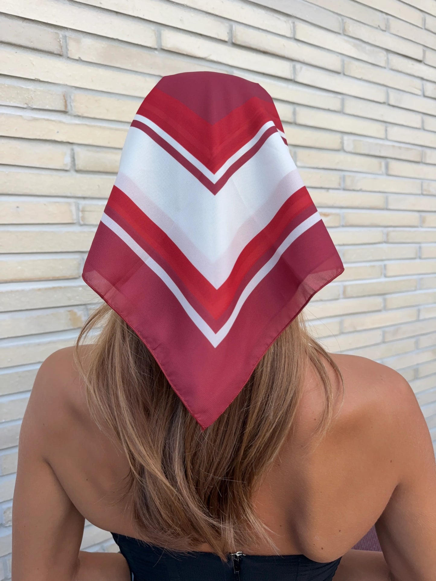 SŚAINT Head Scarf - Red Print