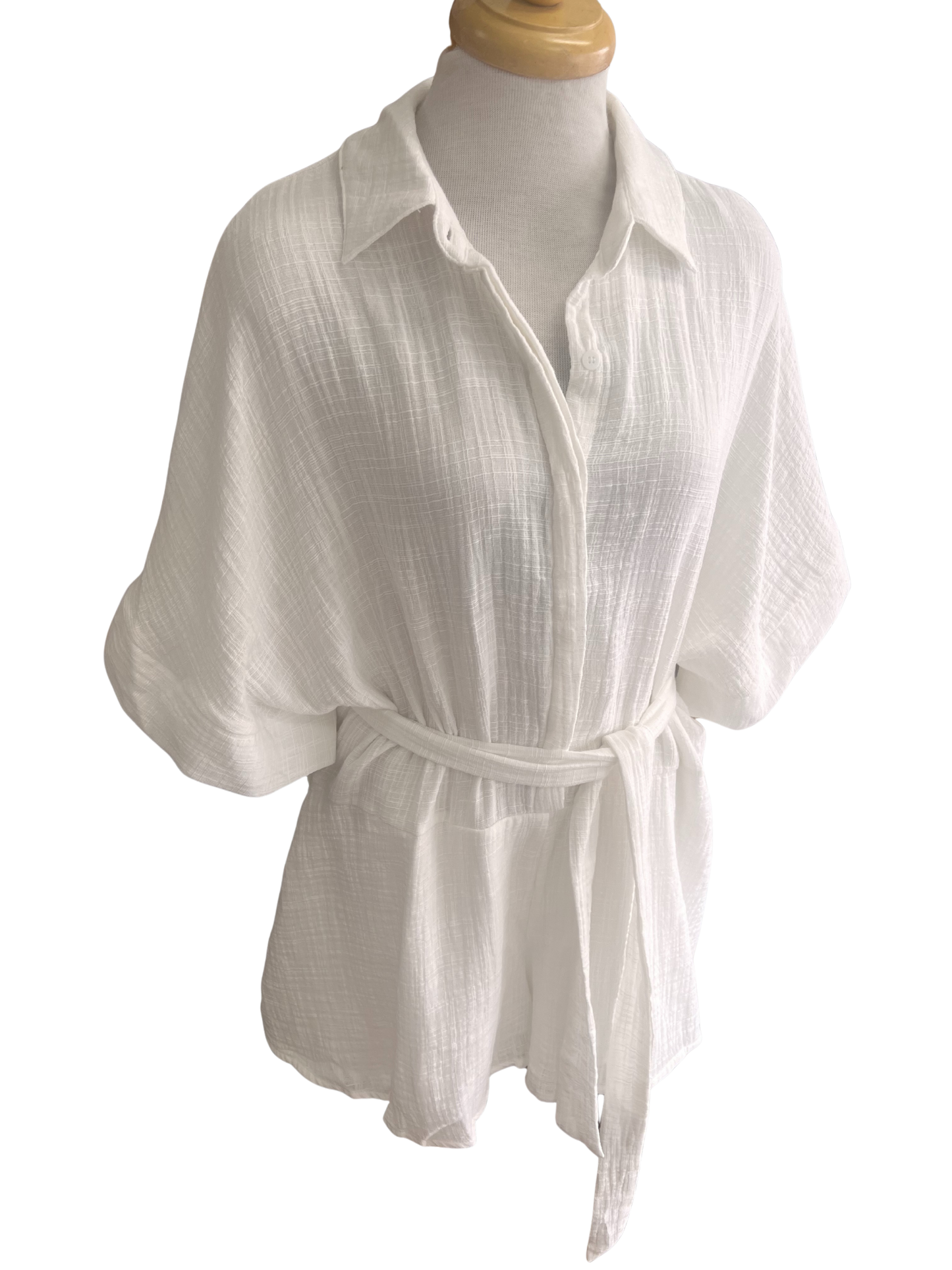 Charlize Playsuit - White