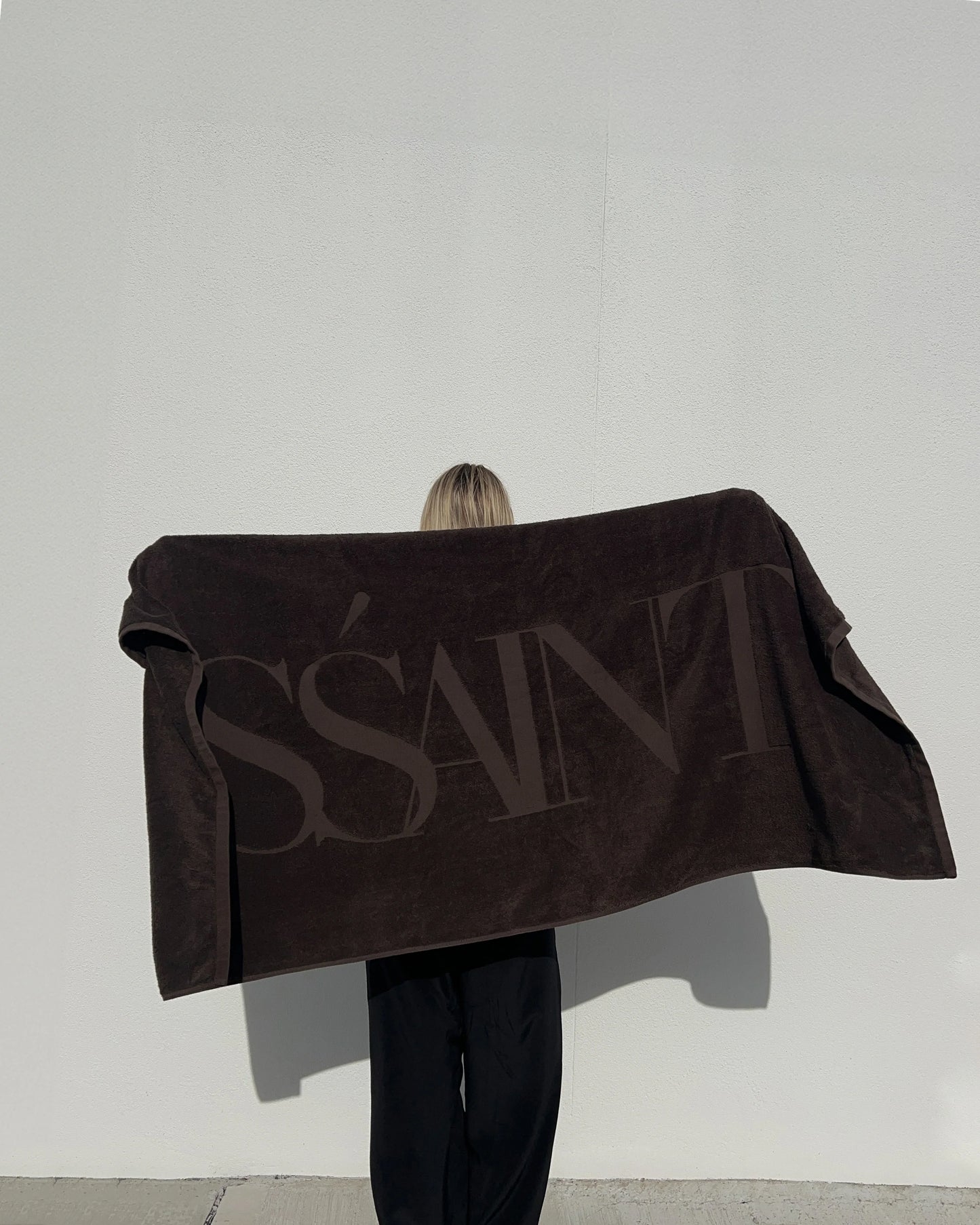 SŚAINT || Beach Towel - Chocolate