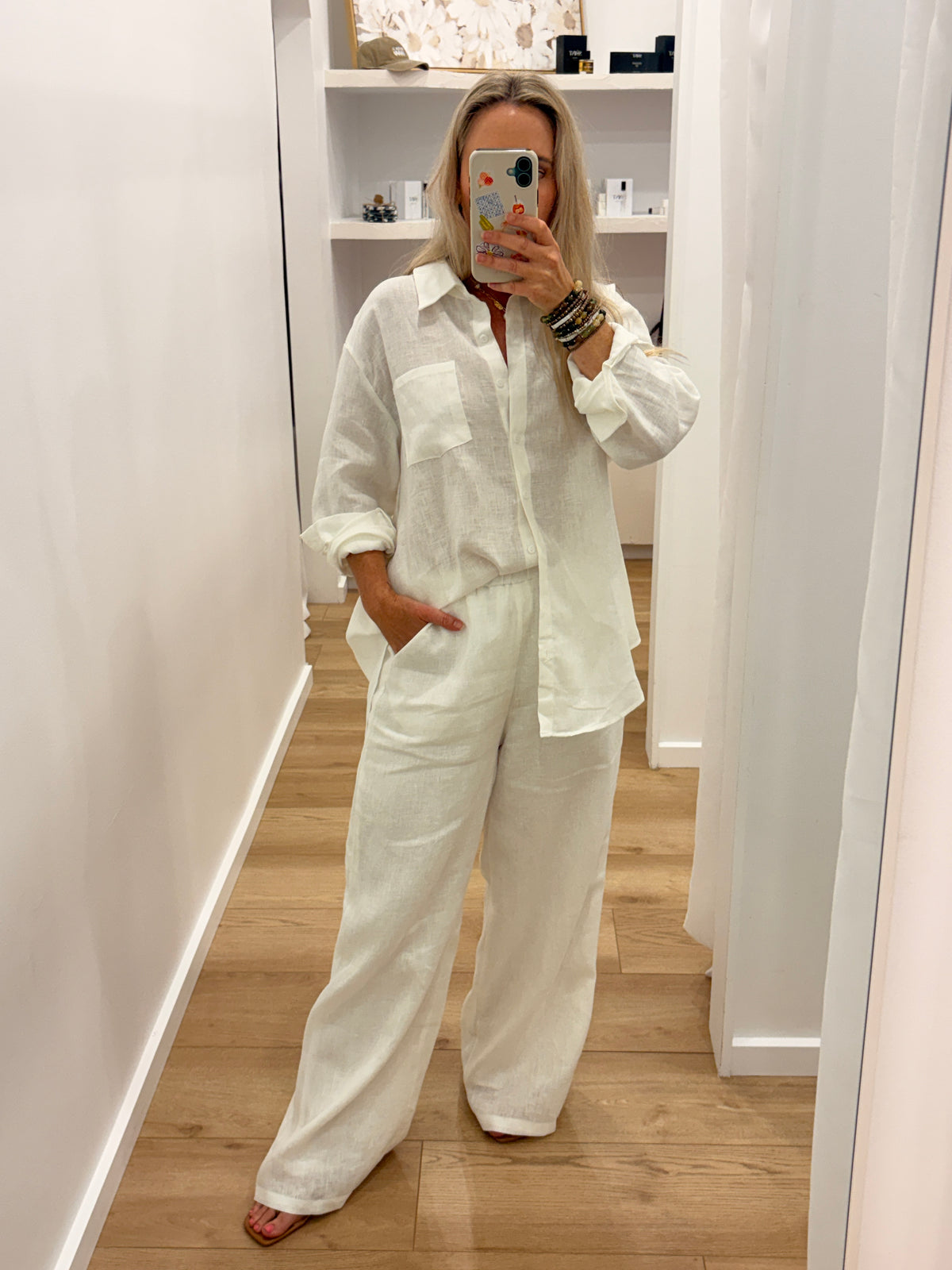 Lulu Linen Shirt - White