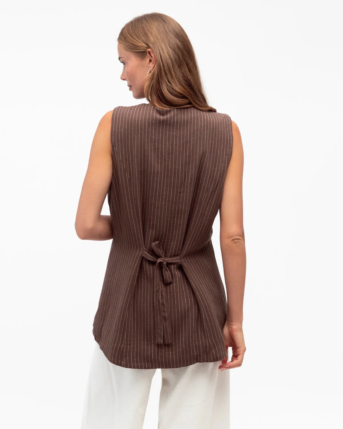 Taylah Pinstripe Vest