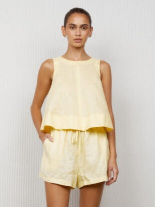 Chloe Top - Lemon