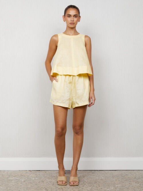 Chloe Shorts - Lemon