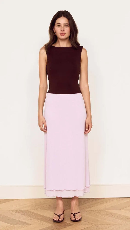 Mink Pink || Aster Mesh Top