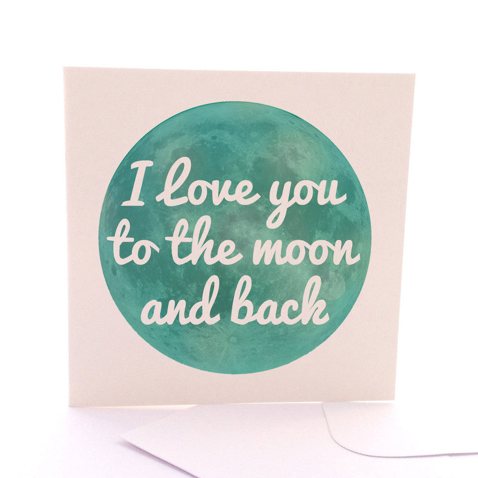 Moon & Back Card