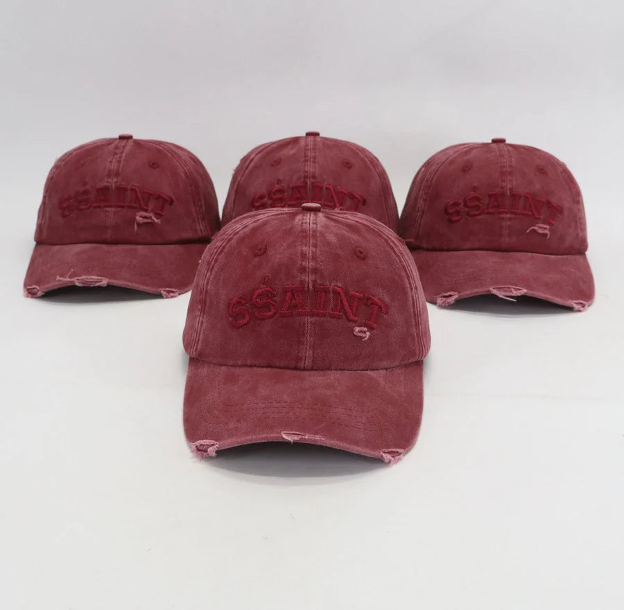 SŚAINT Logo Cap - Cherry