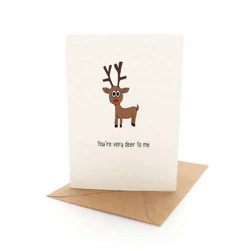 Punny Deer Card