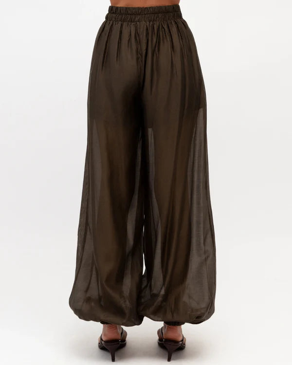 Ramie Buble hem Pants