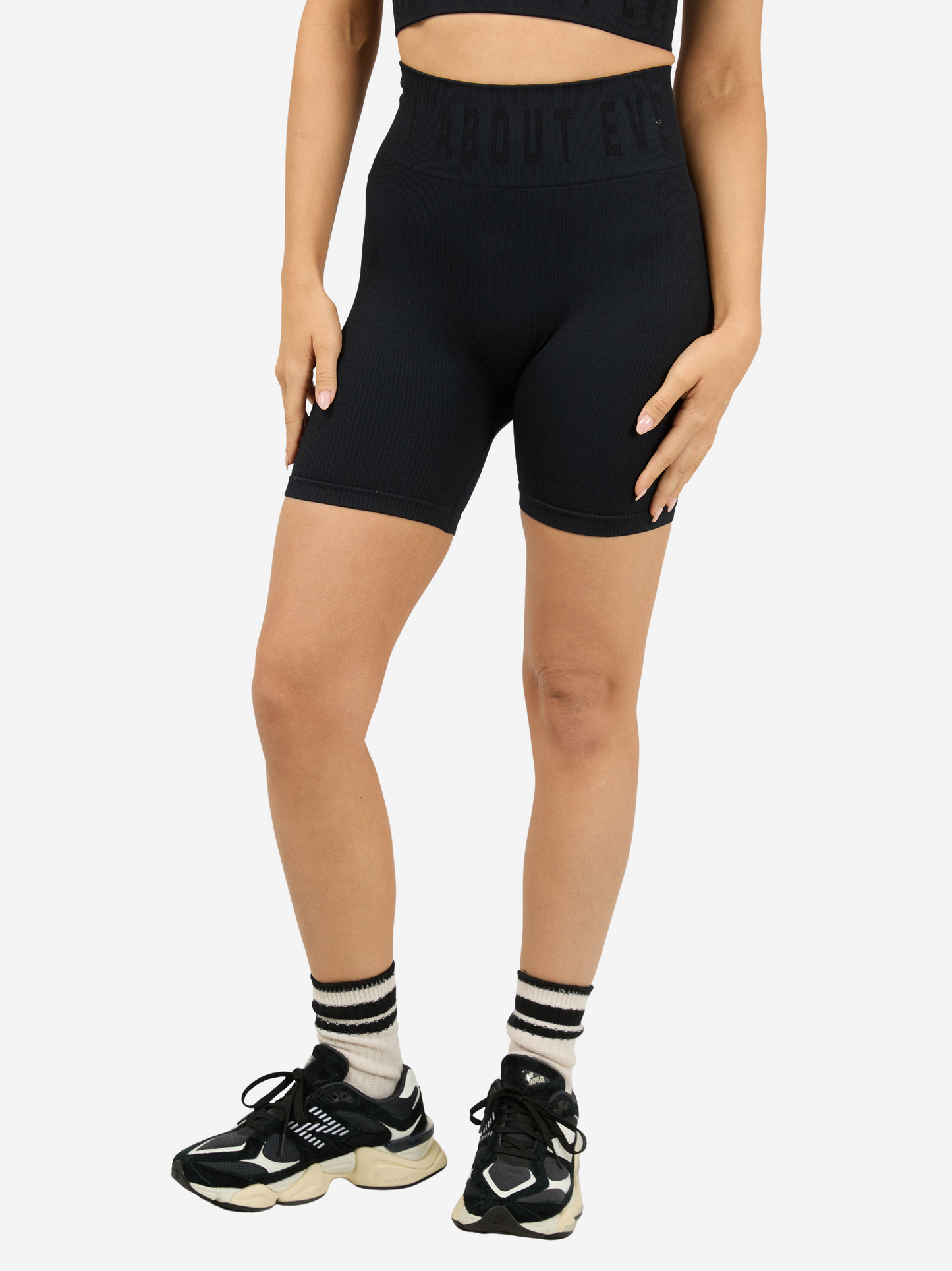 AAE || Remi Ribbed Bike Shorts