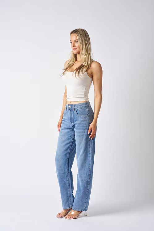 Chloe Barrel Leg Jeans