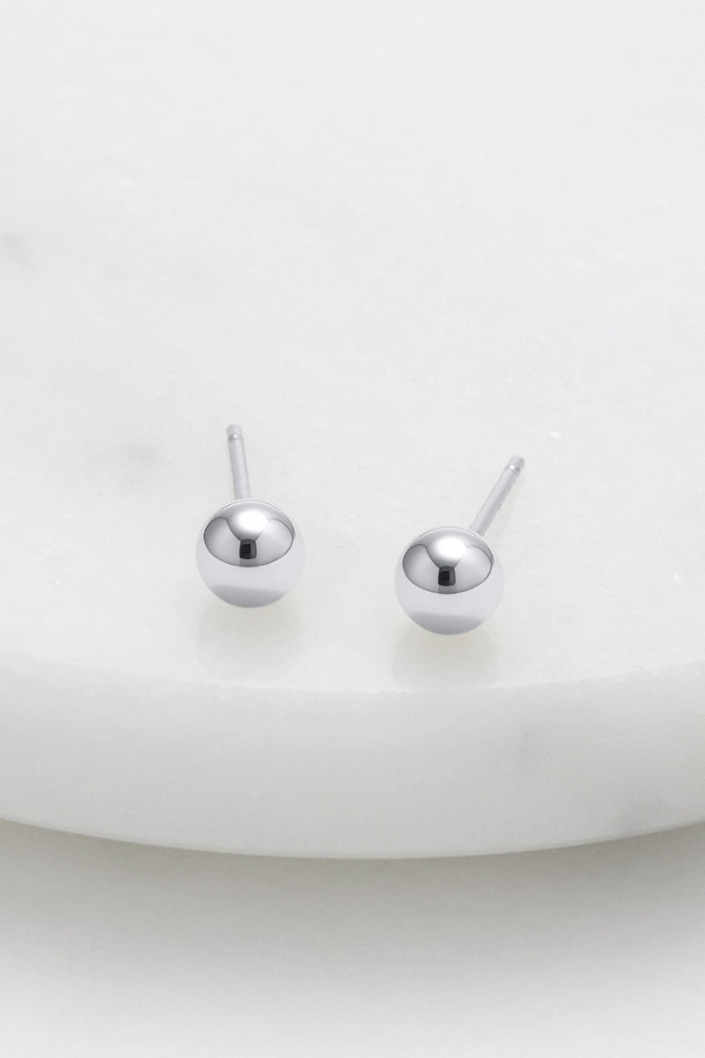 Zafino || Ball Stud - Silver