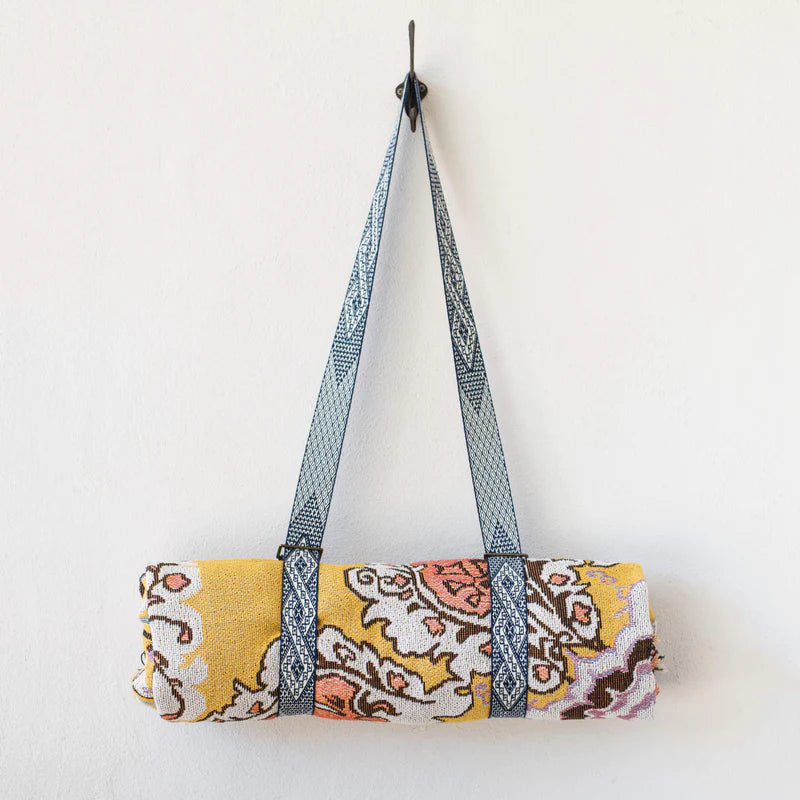 Dont Let me Down- Cotton Strap- Indigo/white