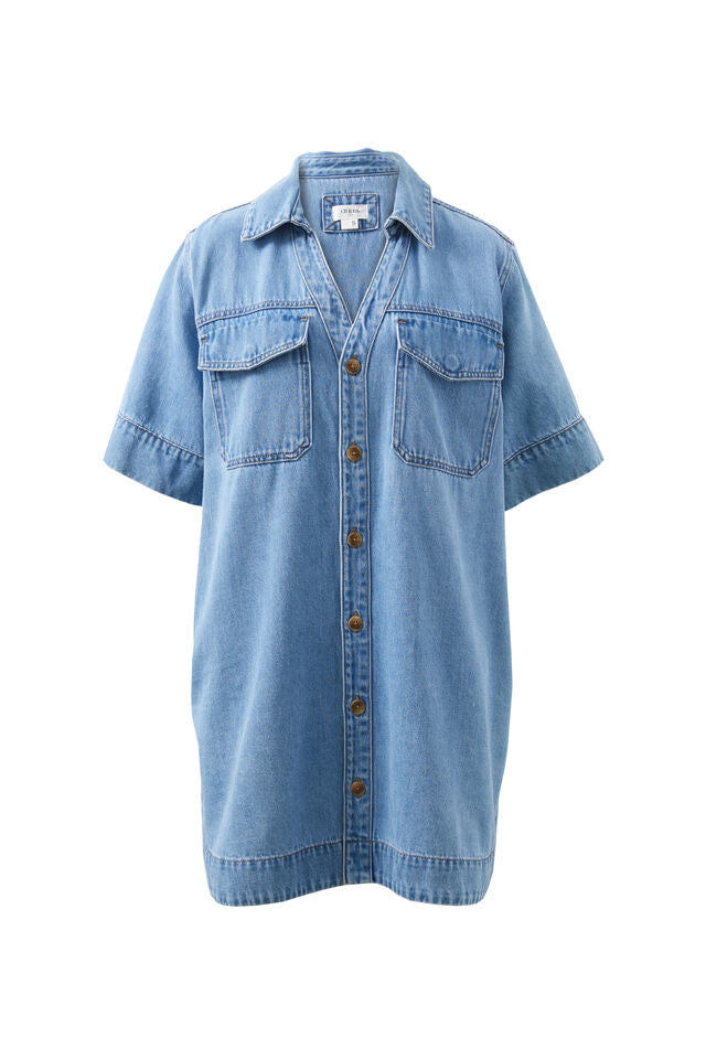 Ceres Life || Sammy Relaxed Shirt Dress