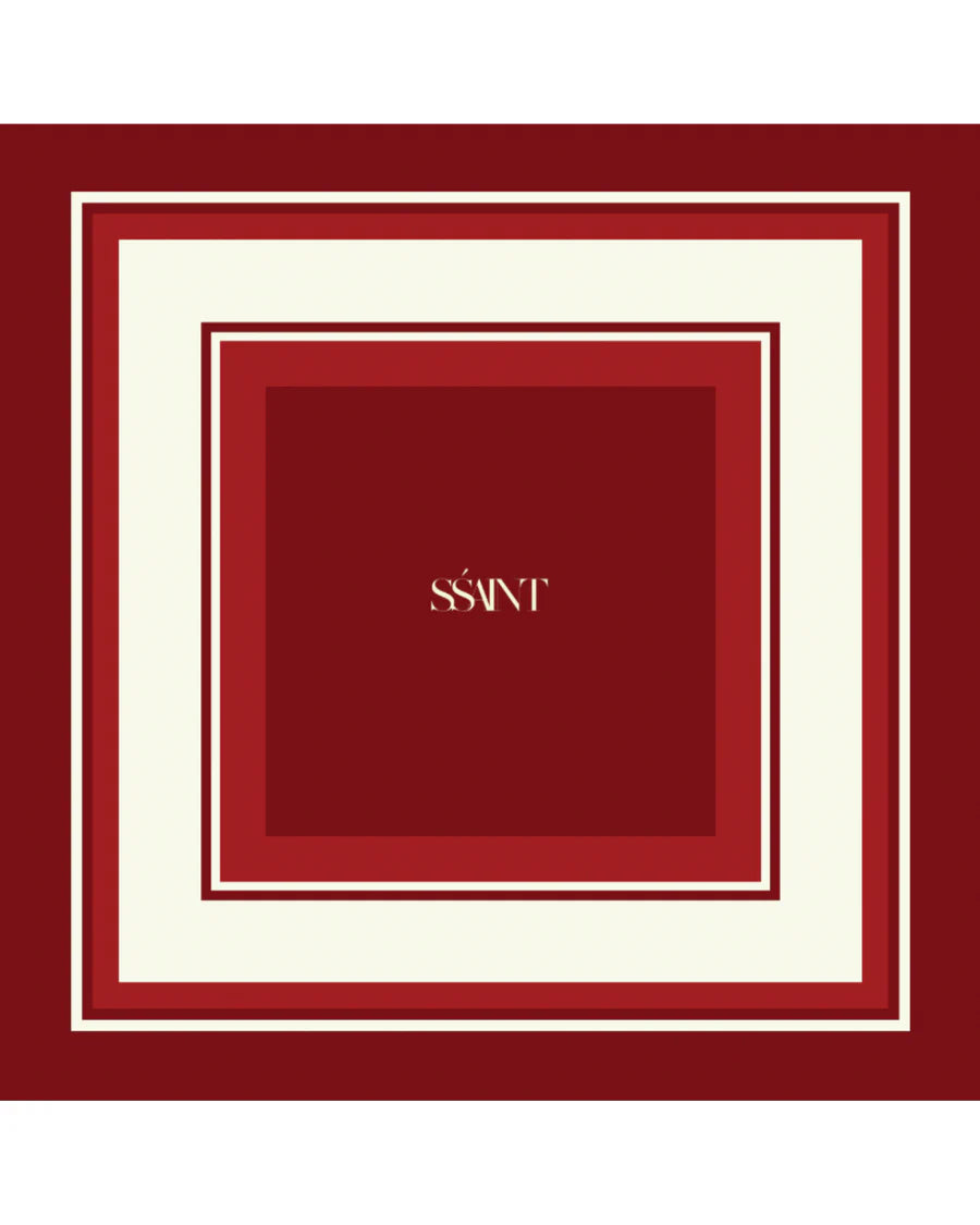 SŚAINT Head Scarf - Red Print