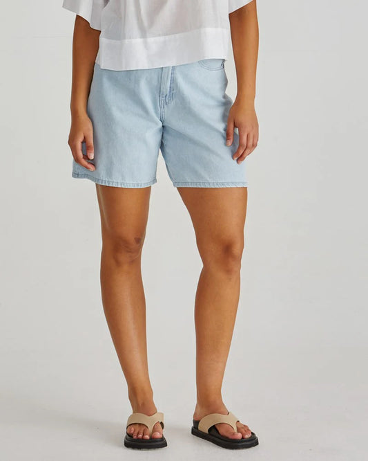 Sabine Denim Shorts - Bleach