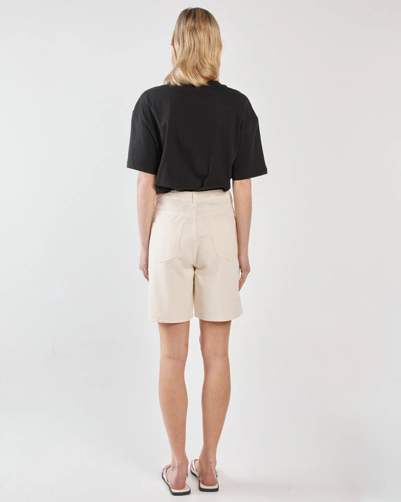 Sabine Denim Shorts - Parchment Wash