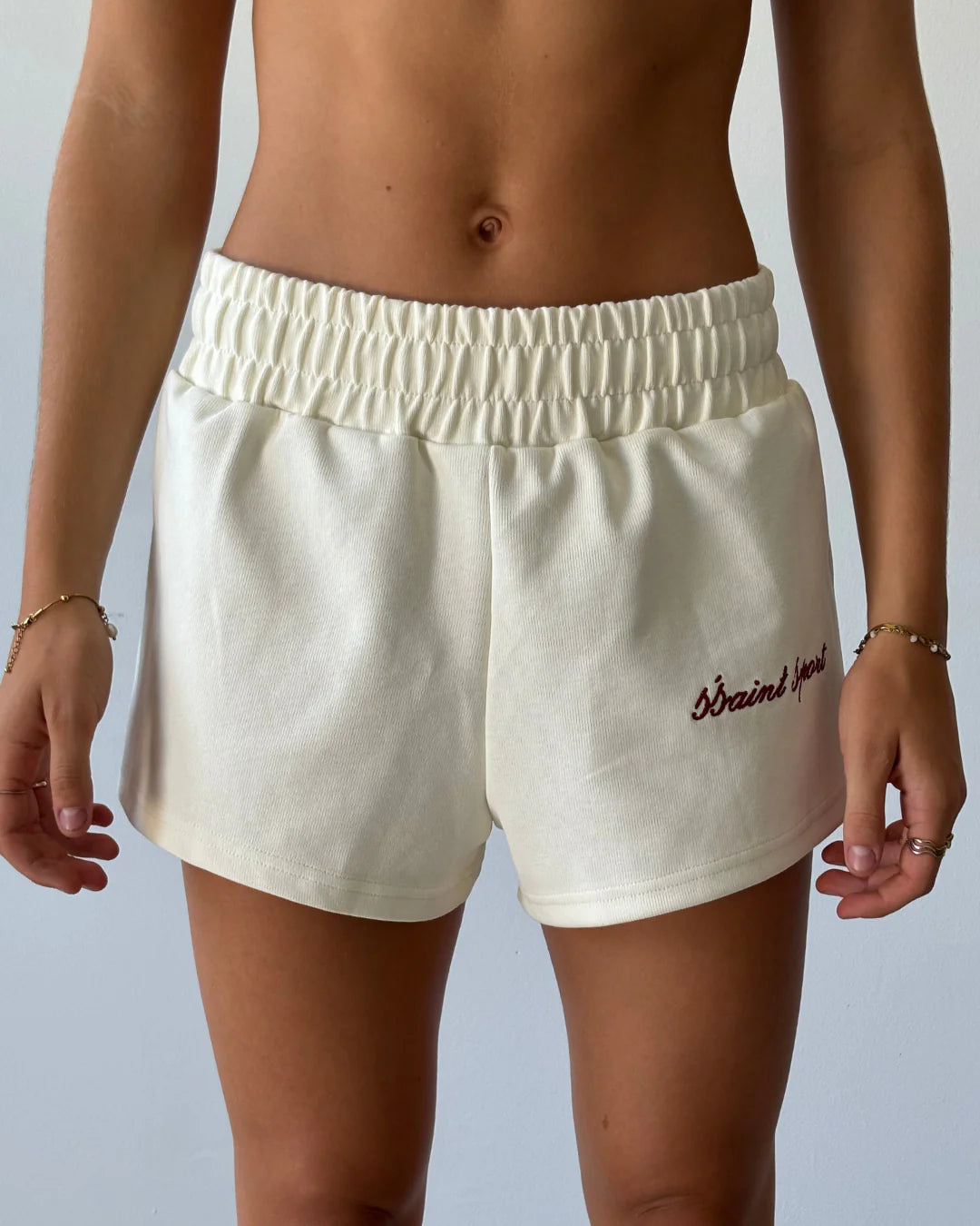 SŚAINT || Sport Track Shorts - Butter