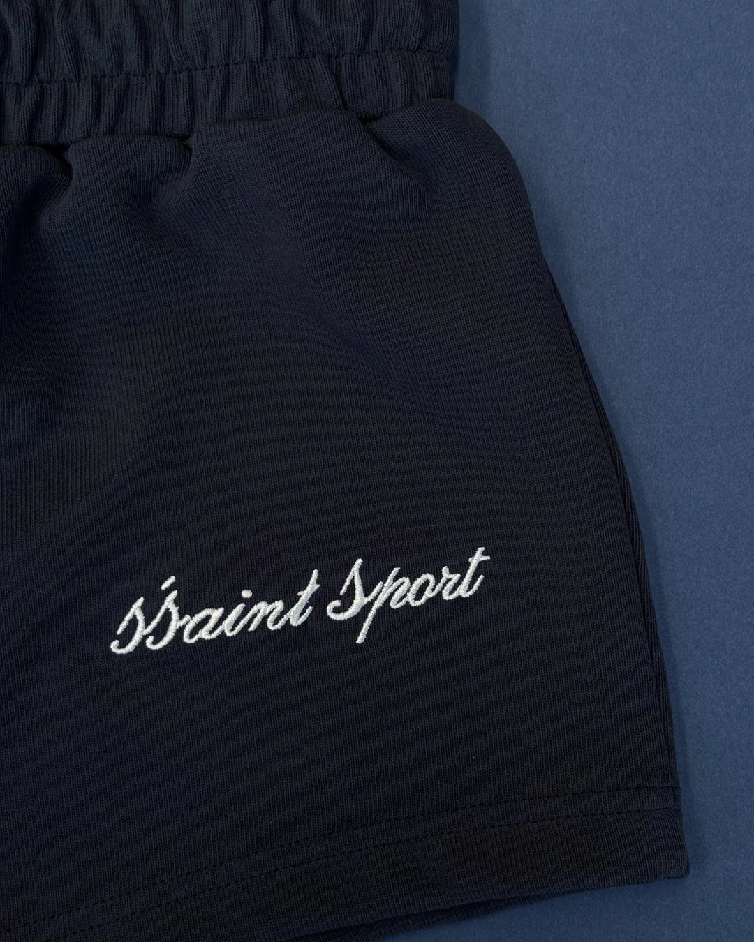 SŚAINT || Sport Track Shorts - Navy