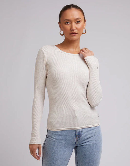 Silent Theory || Rib L/S - Oat