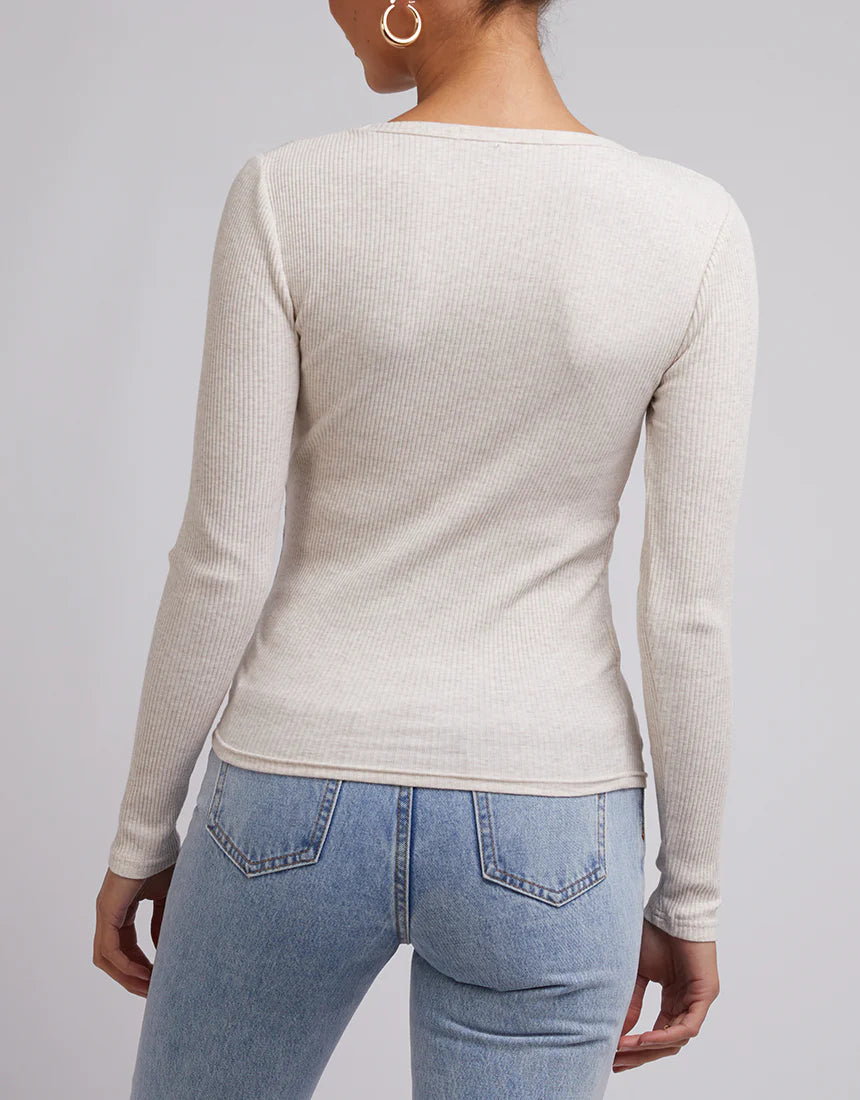 Silent Theory || Rib L/S - Oat