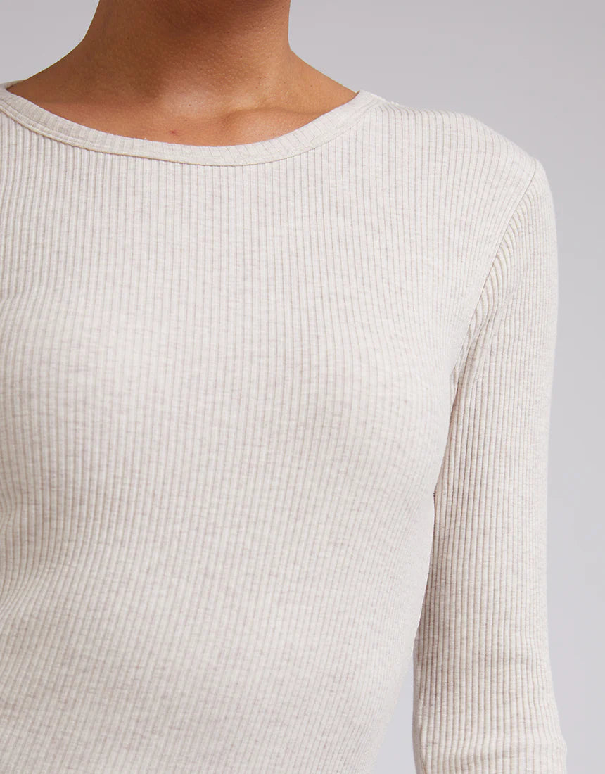 Silent Theory || Rib L/S - Oat
