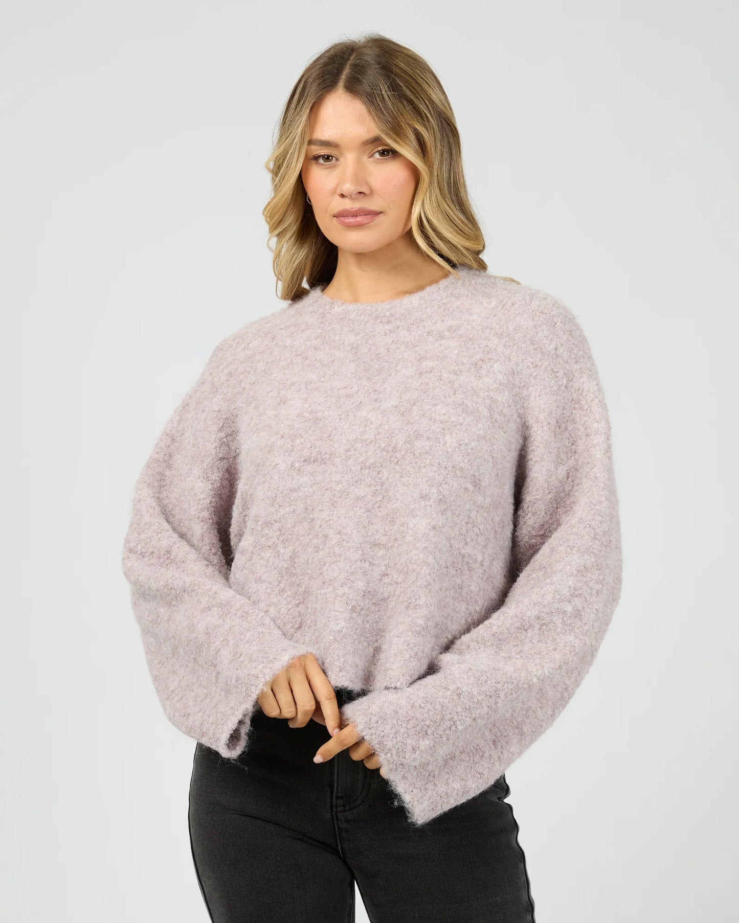 AAE || Billie Boucle KnIt - Lavender