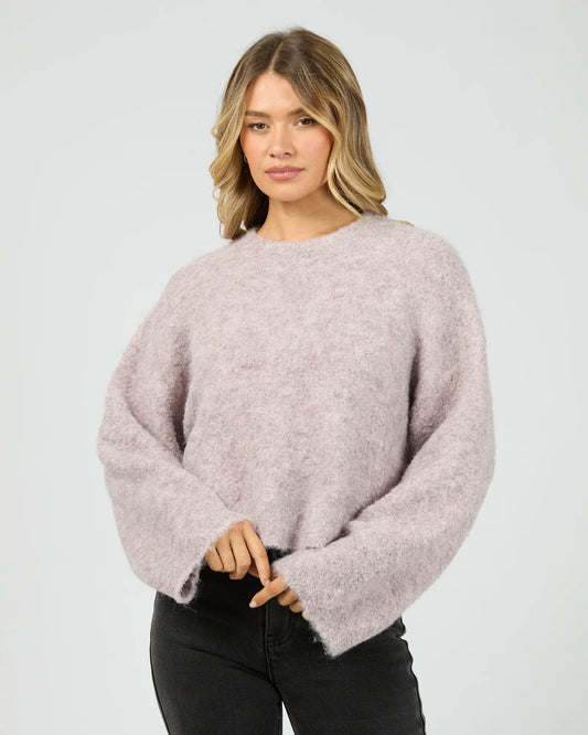 AAE || Billie Boucle KnIt - Lavender