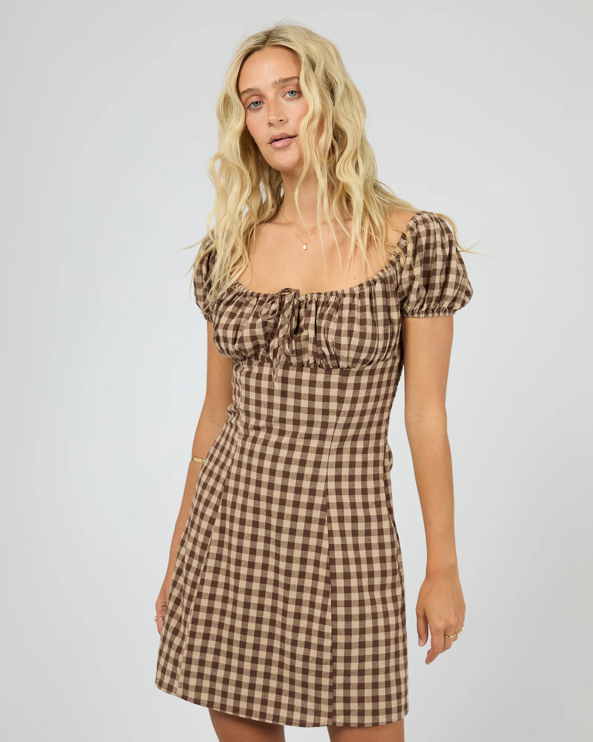 AAE || Wynn Mini Dress - Brown