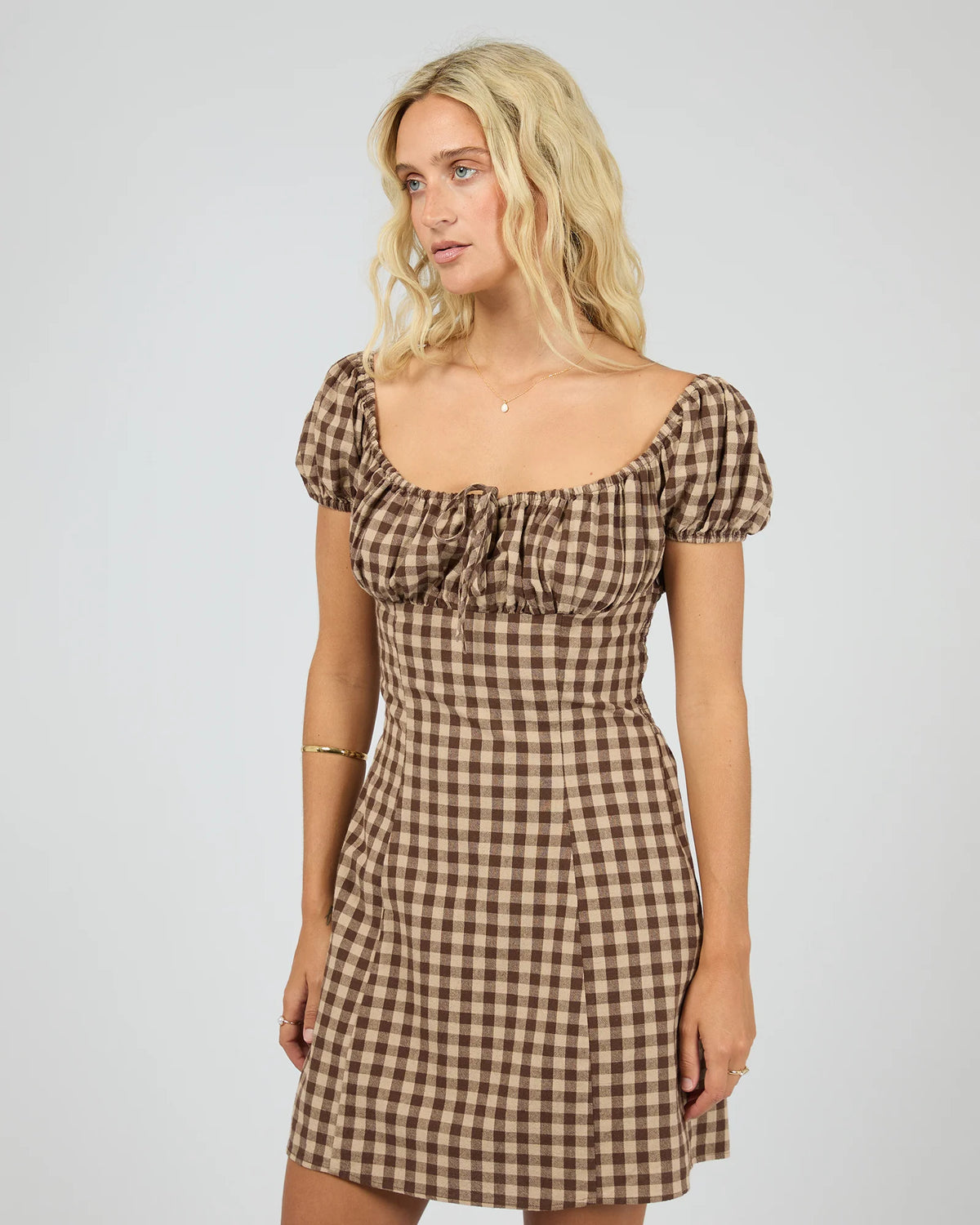 AAE || Wynn Mini Dress - Brown