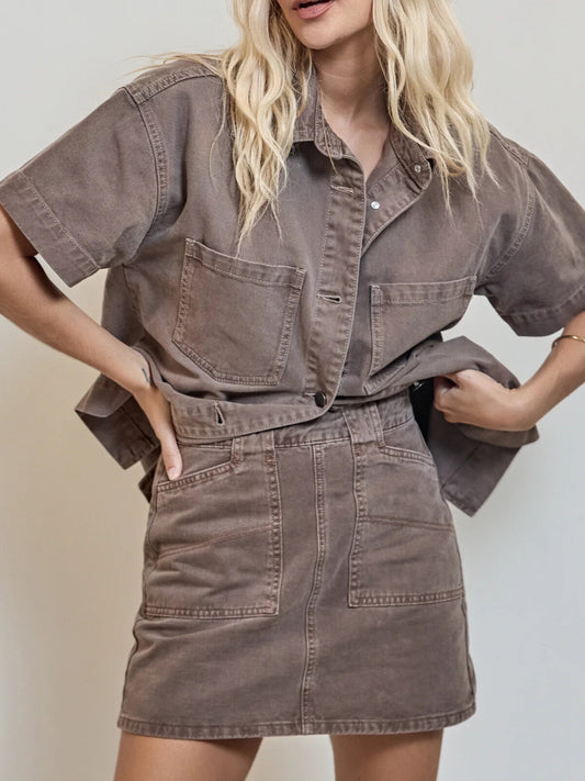 AAE || Becca Skirt Cocoa