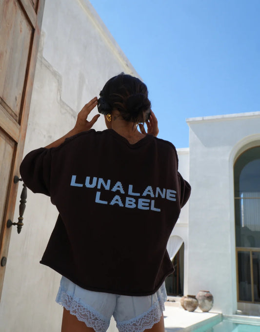 Luna Lane || Juni Jumper - Chocolate