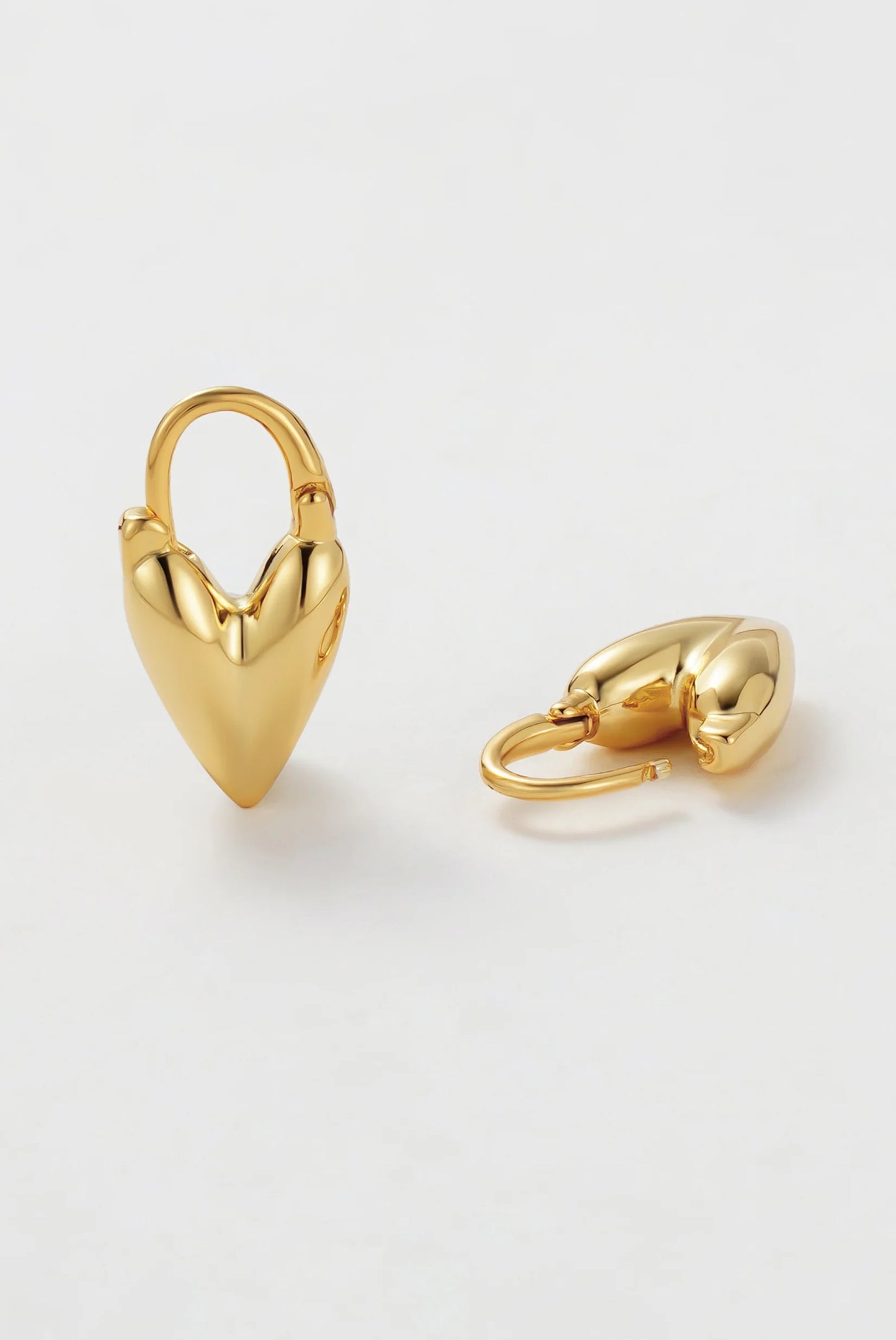 Zafino || Jess Heart Hoop - Gold