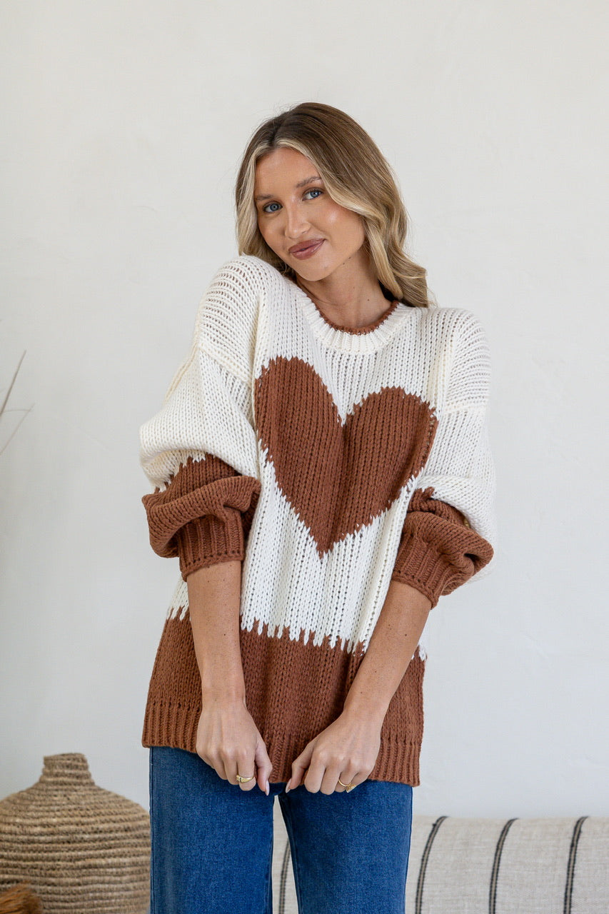 Lover Knit Jumper - Chocolate