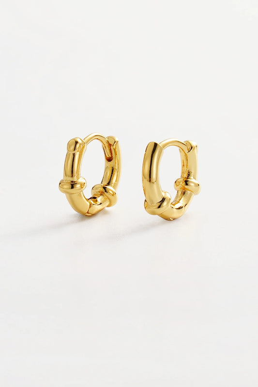 Zafino || Tessa Huggie Earrings - Gold