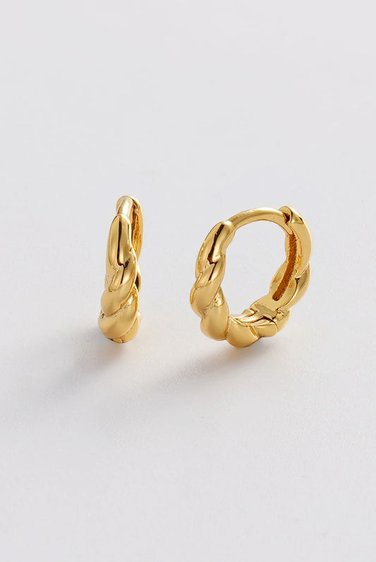 Zafino || Marley Huggie Earrings - Gold