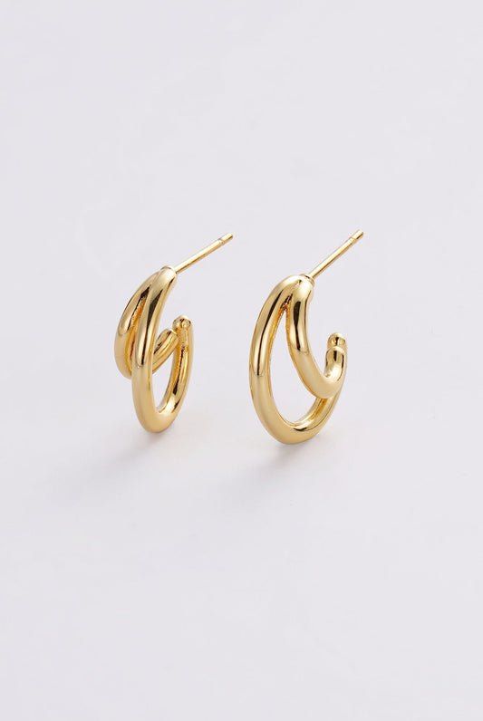 Zafino || Tilly Hoop Earring - Gold