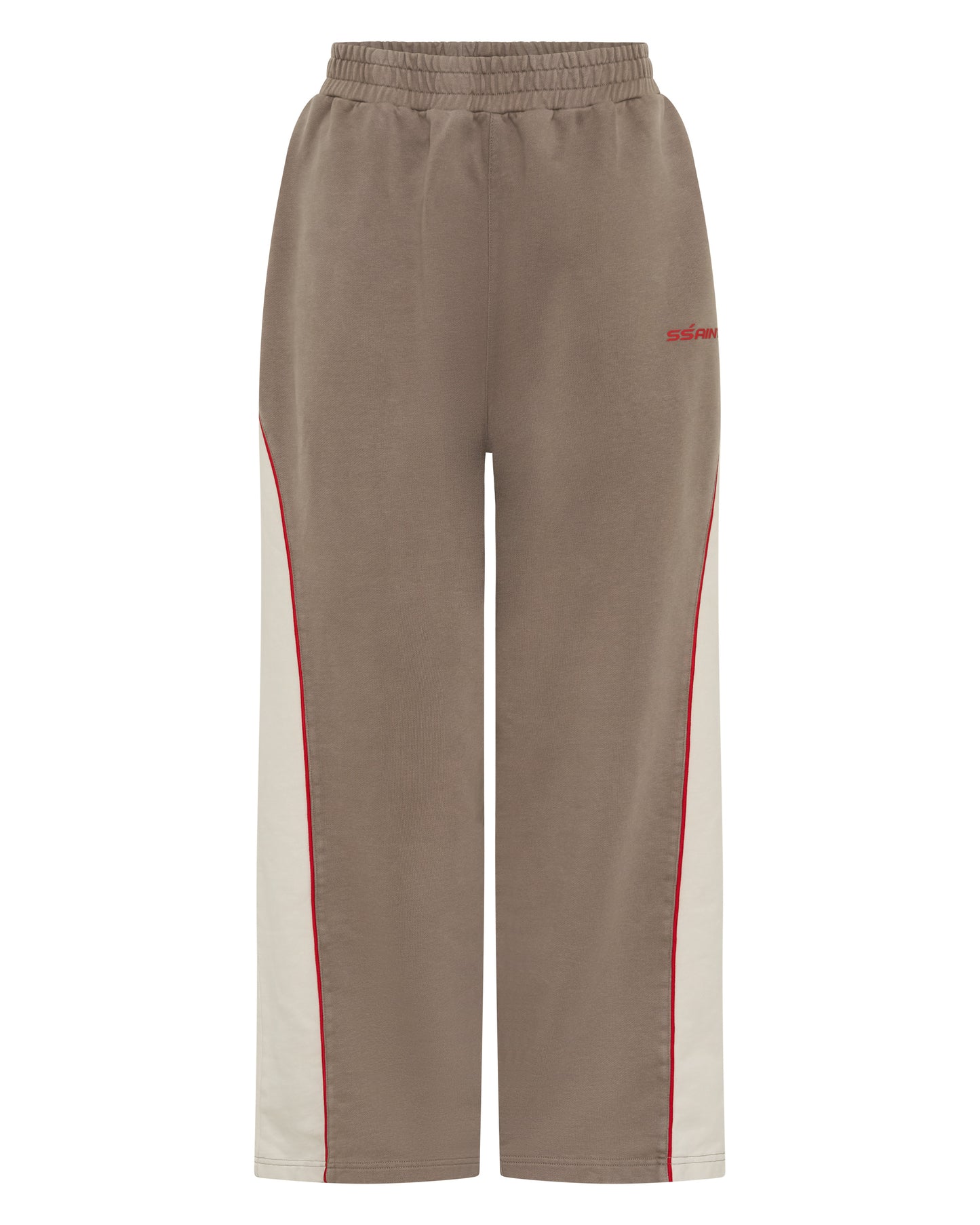 SŚAINT || The Rival Track Pant - Acid Wash Beige