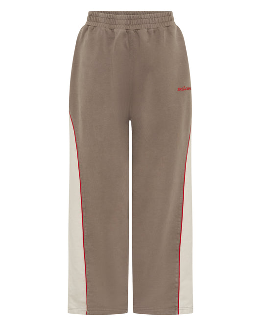 SŚAINT || The Rival Track Pant - Acid Wash Beige