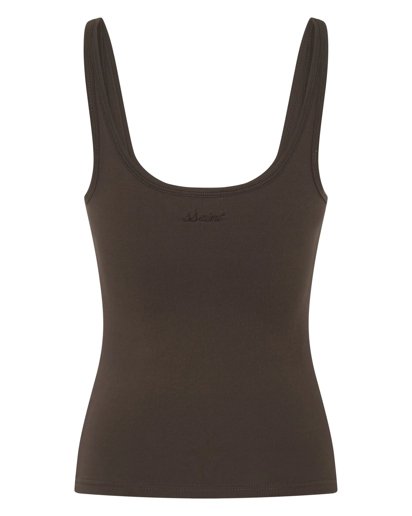 SŚAINT || Essentials Tank - Espresso