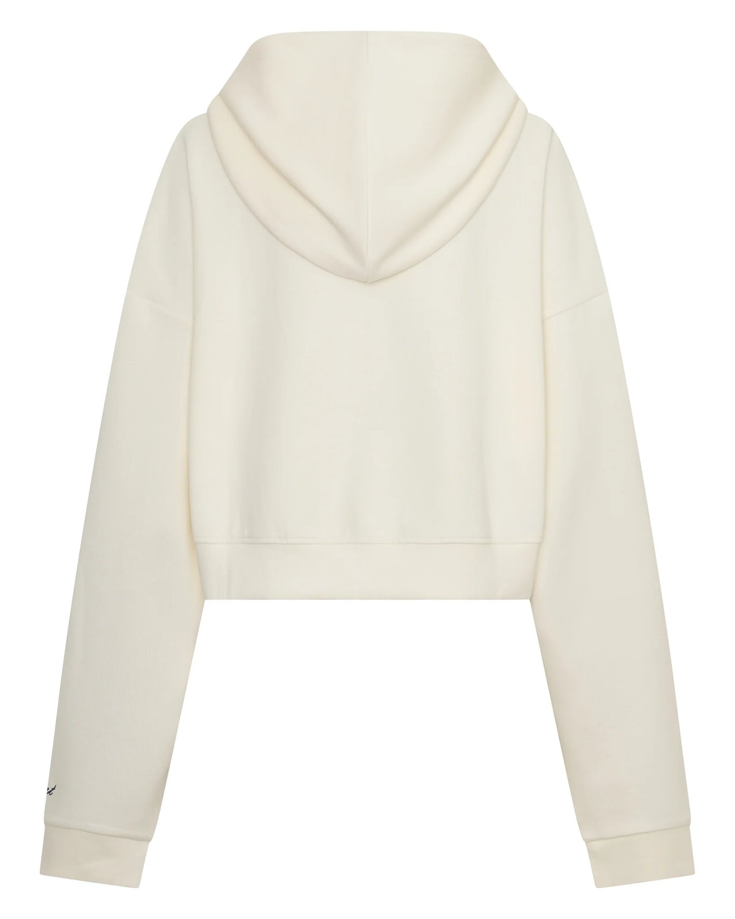 SŚAINT || Cropped Hoodie - Butter + Navy