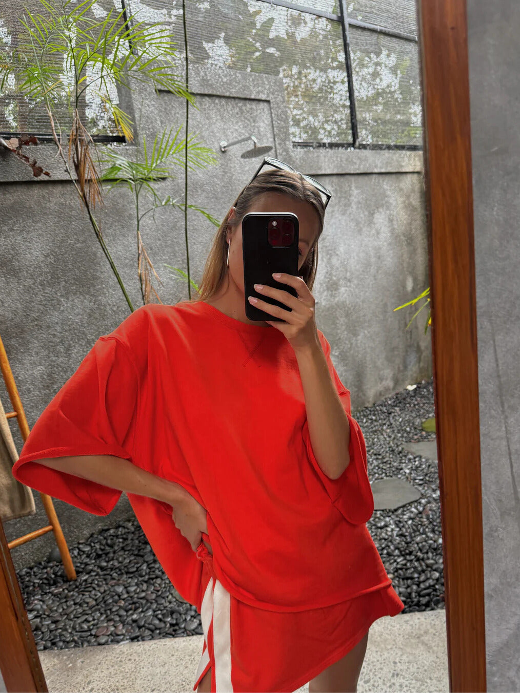 Luna Lane || Mason Tee - Chilli