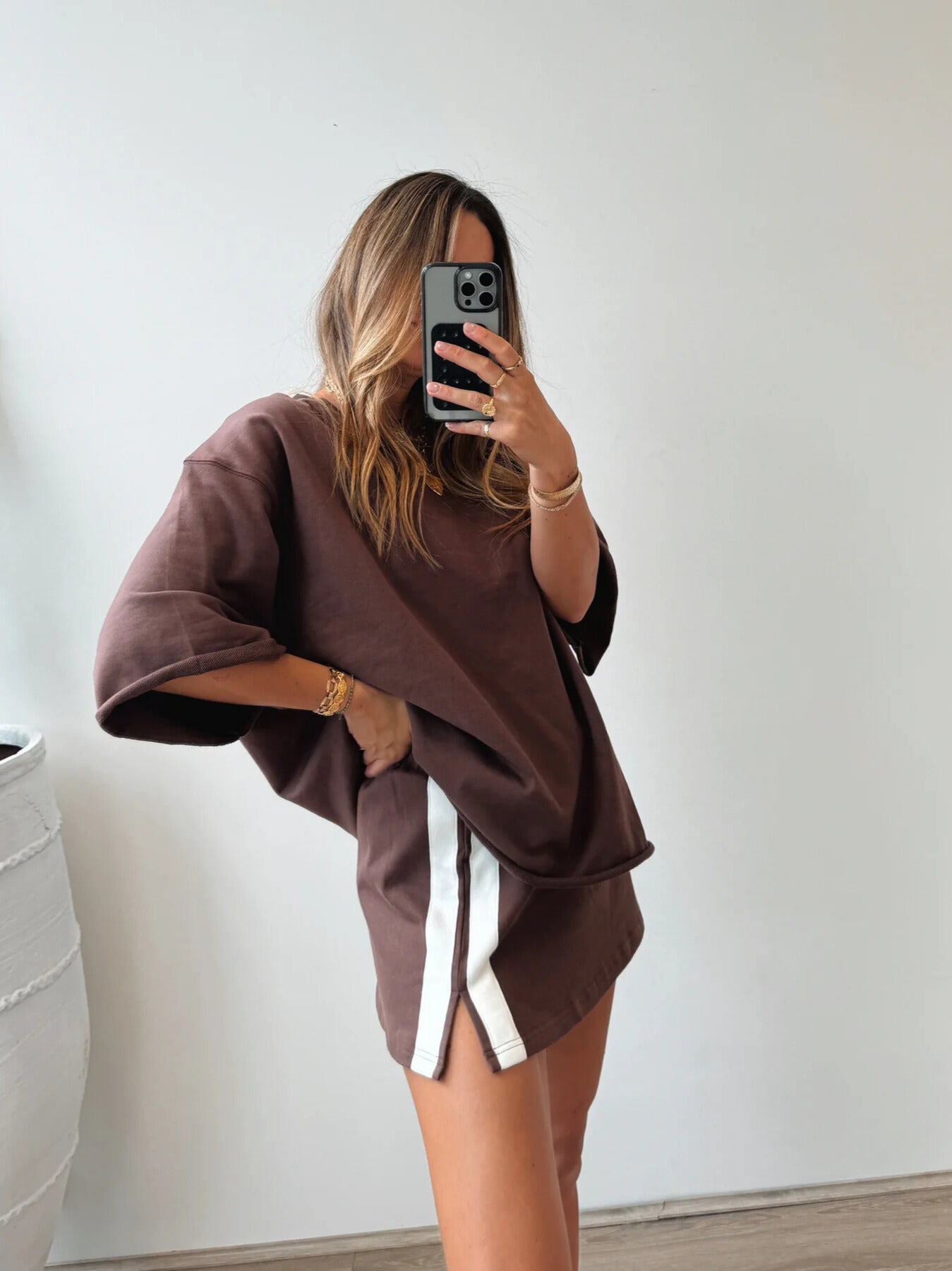 Luna Lane || Maya Skirt - Chocolate